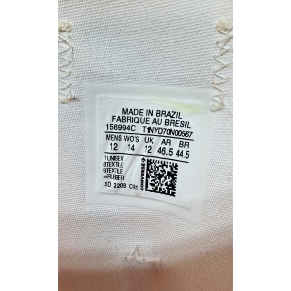 Converse White, Red Navy (Men's Size 12) NWT - Picture 4 of 8